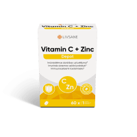 LIVSANE VITAMIIN C+TSINK TBL PIKATOIMELINE N60