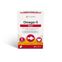 LIVSANE OMEGA-3 KALAÕLI KAPSLID 1000MG+VITAMIIN E N60