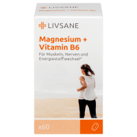 LIVSANE MAGNEESIUM+VITAMIIN B6 TBL N60