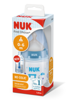 NUK FC+ LUTIPUDEL M 0-6KUUD LATEKS LUTT/TEMP.NÄIDIK 150ML