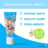 BRUSH-BABY HAMBAPASTA APPLEMINT LASTELE (0-3A) 50ML