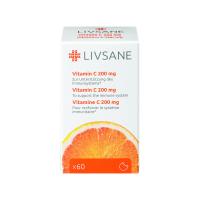 LIVSANE VITAMIIN C NÄRIMISTBL 200MG N60