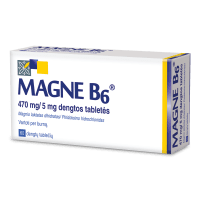 MAGNE B6 KAETUD TBL 5MG+470MG N60