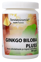 TERVISEPÜRAMIID GINKGO BILOBA PLUSS KAPSLID N30