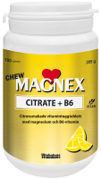MAGNEX CITRATE + VITAMIIN B6 NÄRIMISTABLETT 375MG+3MG N100