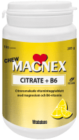 MAGNEX CITRATE + VITAMIIN B6 NÄRIMISTABLETT 375MG+3MG N100