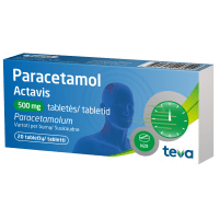 PARACETAMOL ACTAVIS TBL 500MG N20