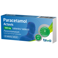 PARACETAMOL ACTAVIS TBL 500MG N20