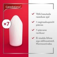 CANESBALANCE VAGINAALSUPOSIIDID N7
