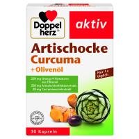 DOPPELHERZ AKTIV ARTIŠOKK + KURKUM + OLIIVÕLI KAPSLID N30