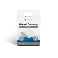 LIVSANE HAAVAPLAASTER 5X7,5CM STERIILNE VALGE N5
