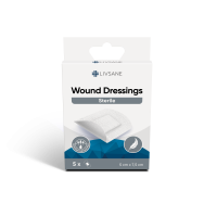 LIVSANE HAAVAPLAASTER 5X7,5CM STERIILNE VALGE N5