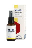NORDAID VITAMIIN D3+K2 SPREI 100MCG+100MCG 30ML