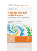 LIVSANE MAGNEESIUM 400 + B-VITAMIINID TBL N30