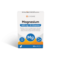 LIVSANE MAGNEESIUM 400 + B-VITAMIINID TBL N30