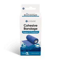 LIVSANE ELASTIKSIDE 10CMX4,5M SININE