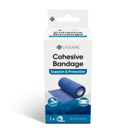 LIVSANE ELASTIKSIDE 10CMX4,5M SININE