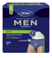 TENA MEN PANTS PLUS IMAVAD PÜKSID S/M 1010ML N12