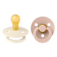 BIBS RÕNGASLUTT 0-6 KUUD IVORY/BLUSH N2