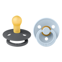 BIBS RÕNGASLUTT 0-6 KUUD IRON/BABY BLUE N2