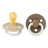 BIBS GLOW RÕNGASLUTT 0-6 KUUD VANILLA/DARK OAK N2