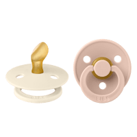 BIBS ANATOMICAL RÕNGASLUTT 0-6 KUUD IVORY/BLUSH N2