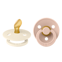 BIBS ANATOMICAL RÕNGASLUTT 0-6 KUUD IVORY/BLUSH N2