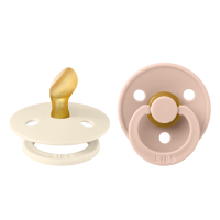 BIBS ANATOMICAL RÕNGASLUTT 0-6 KUUD IVORY/BLUSH N2