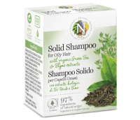 NATURAL TAHKE SHAMPOON RASUSTELE JUUSTELE ROHELISE TEE JA TÜÜMIANI EKSTRAKTIDEGA 50G