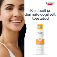 EUCERIN SUN OIL CONTROL DRY TOUCH PÄIKESEKAITSE AEROSOOL SPF50 LÄBIPAISTEV 200ML