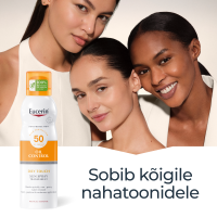 EUCERIN SUN OIL CONTROL DRY TOUCH PÄIKESEKAITSE AEROSOOL SPF50 LÄBIPAISTEV 200ML