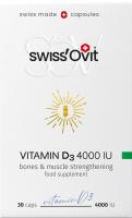 SWISSOVIT VITAMIIN D3 KAPSLID 4000IU N30