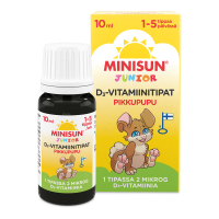 MINISUN JUNIOR VITAMIIN D TILGAD 10ML