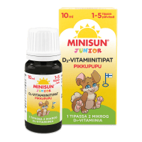 MINISUN JUNIOR VITAMIIN D TILGAD 10ML