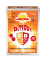 MINISUN SUPER DEFENCE C+D +ECHINACEA+ZN NÄRIMISTBL N60