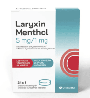 LARYXIN MENTHOL PRESSITUD LOSENG 5MG+1MG N24