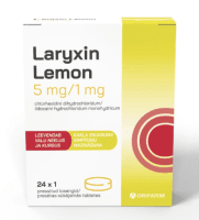LARYXIN LEMON PRESSITUD LOSENG 5MG+1MG N24