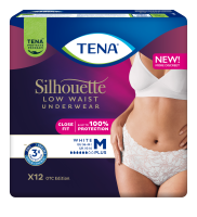 TENA SILHOUETTE WHITE IMAVAD PÜKSID PLUS M 750ML N12