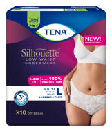TENA SILHOUETTE WHITE IMAVAD PÜKSID PLUS L 750ML N10
