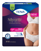 TENA SILHOUETTE WHITE IMAVAD PÜKSID PLUS L 750ML N10