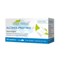 AVANTI MEDICAL SALVRÄTIKUD PIIRITUSEGA NIISUTATUD 3X3CM N100