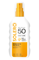 SOLERO PÄIKESEKAITSESPREI SPF50+ NIISUTAV 200ML