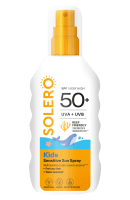 SOLERO PÄIKESEKAITSESPREI SPF50+ LASTELE 200ML