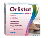 ORLISTAT SANDOZ 60MG KÕVAKAPS. 60MG N84