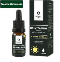 NÕGEL VITAMIIN D3 TILGAD 4000IU ASTELPAJUÕLIGA 10ML