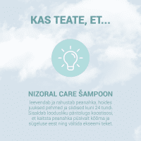 NIZORAL CARE ŠAMPOON KUIVALE/ TUNDLIKULE PEANAHALE 200ML