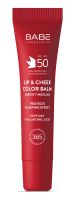BABE HUULE-/PÕSEPUNA PALSAM PUNANE SPF50 20ML