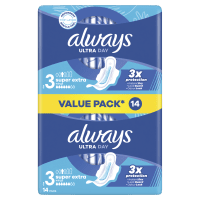 ALWAYS ULTRA DAY HÜGIEENILINE SIDE SUPER PLUS DUO N14