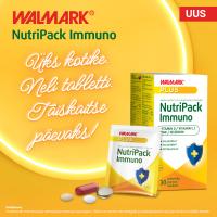 WALMARK NUTRIPACK IMMUNO VIT.D+VIT.C+TSINK+SELEEN KOTIKE N30