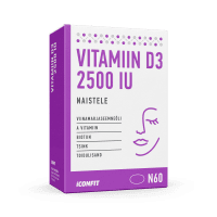 ICONFIT VITAMIIN D3 NAISTELE ÕLIKAPSLID 2500IU N60